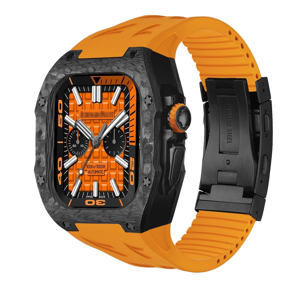 アップルウォッチ バンド Ultra 49mm用ケース チタン　カスタム Amazon.co.jp: GUODONGMEI Apple Watch Ultra用 49mm カーボン